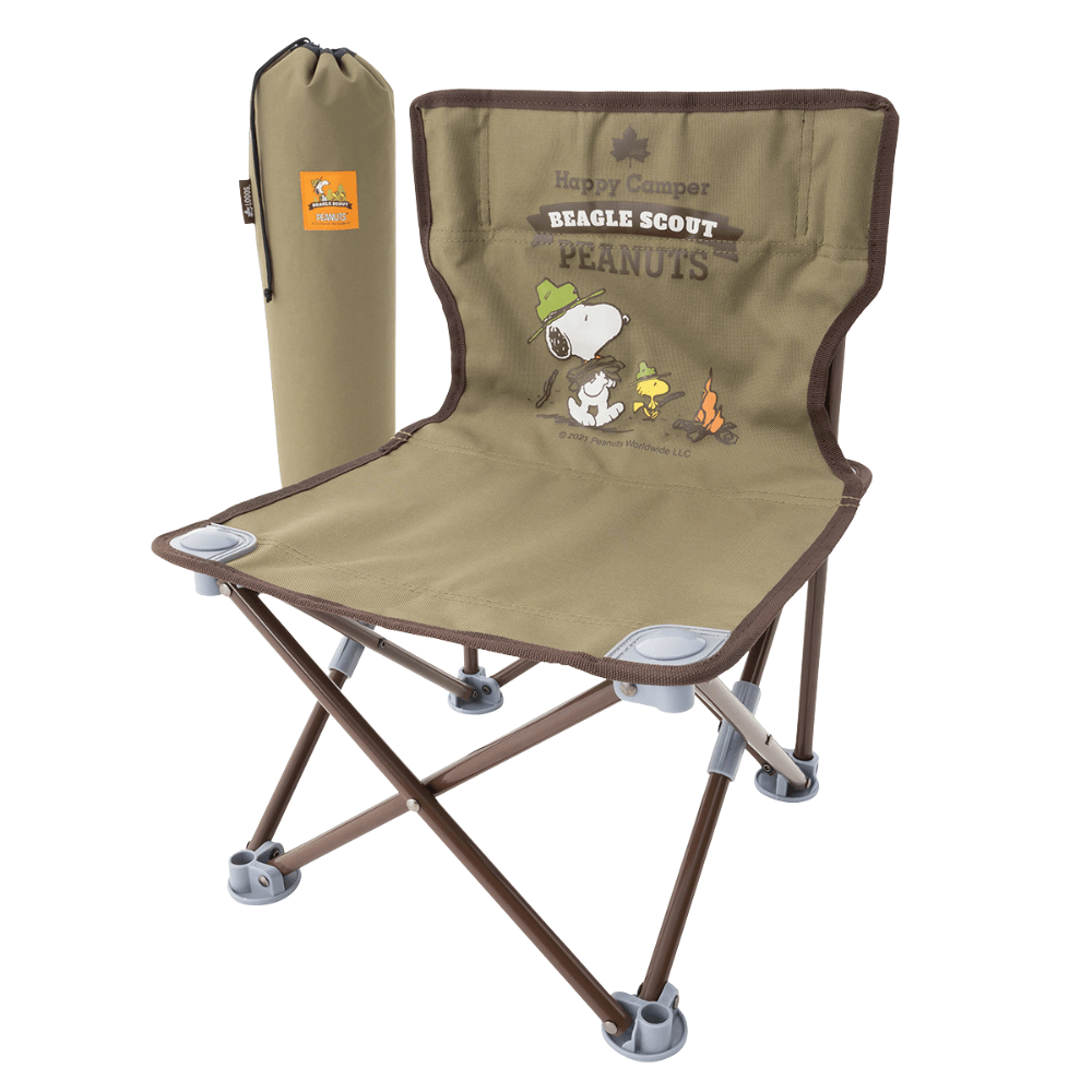 เก้าอี้สนาม LOGOS TINY CHAIR (SNOOPY TINY CHAIR-BA) สีน้ำตาล_0